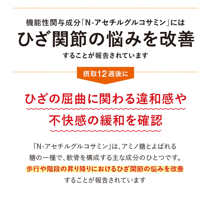 ひざ関節の悩みを改善