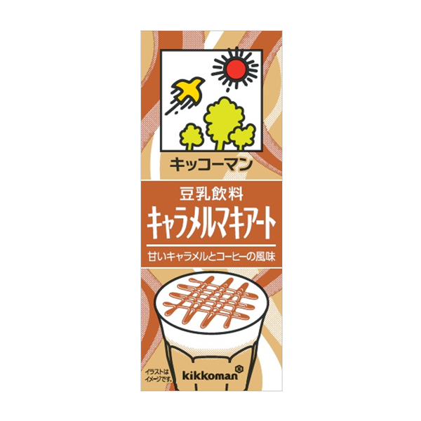豆乳飲料　キャラメルマキアート 　200ml×18本