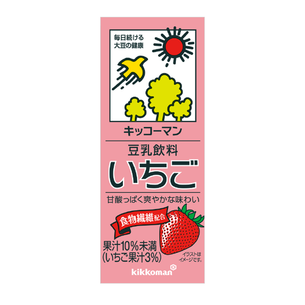豆乳飲料 いちご 200ml×18本