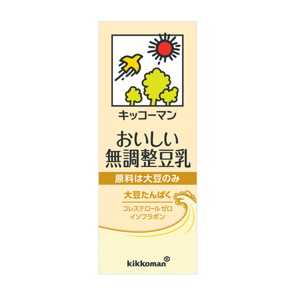おいしい無調整豆乳 200ml×18本