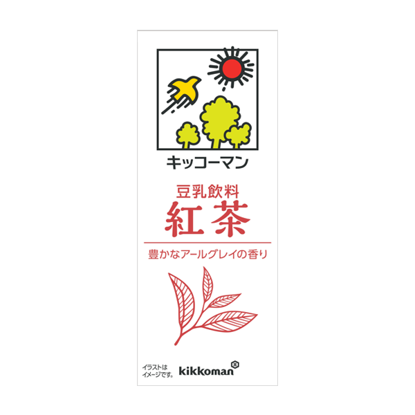 豆乳飲料 紅茶 200ml×18本