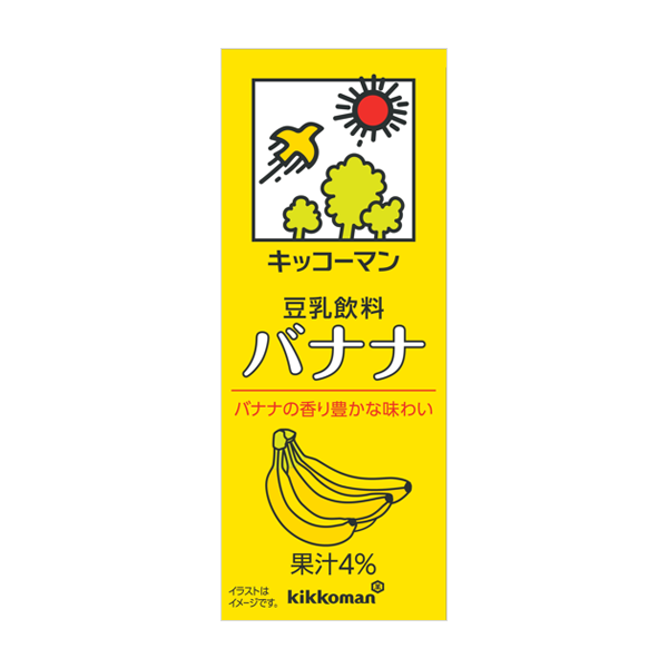 豆乳飲料 バナナ 200ml×18本
