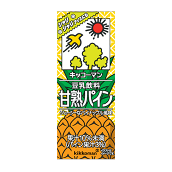 豆乳飲料 甘熟パイン 200ml×18本