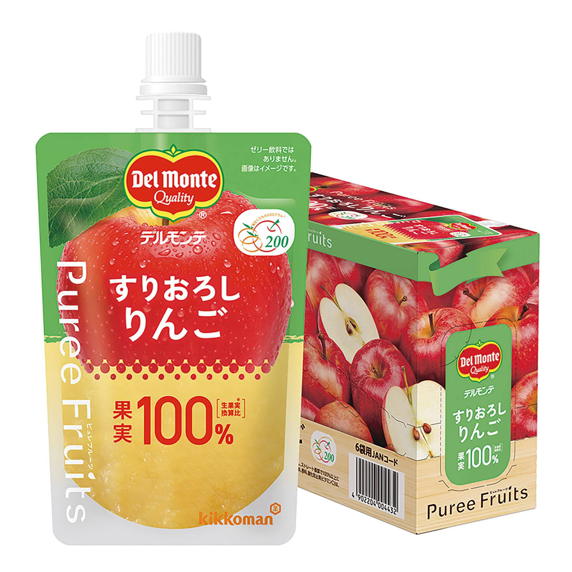 デルモンテ ピュレフルーツ すりおろしりんご