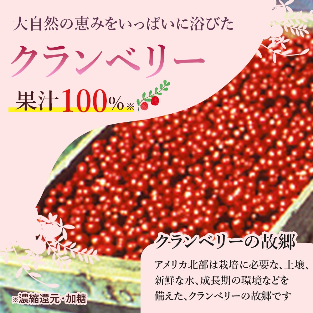 クランベリーUR100　500ml