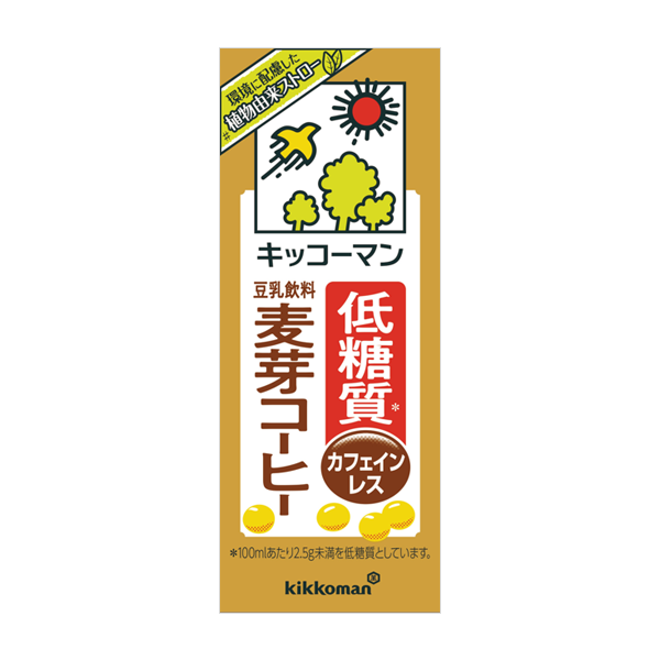 低糖質　豆乳飲料麦芽コーヒー　200ml×18本