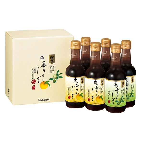「香りのしずく」ぽんずしょうゆセット(6本入)