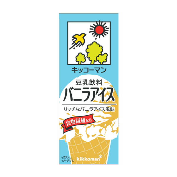 豆乳飲料 バニラアイス 200ml×18本