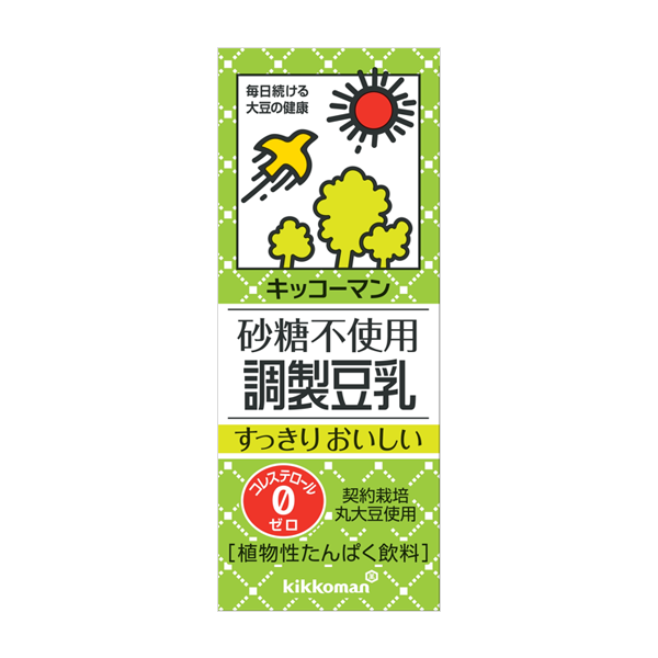 砂糖不使用 調製豆乳 200ml×18本