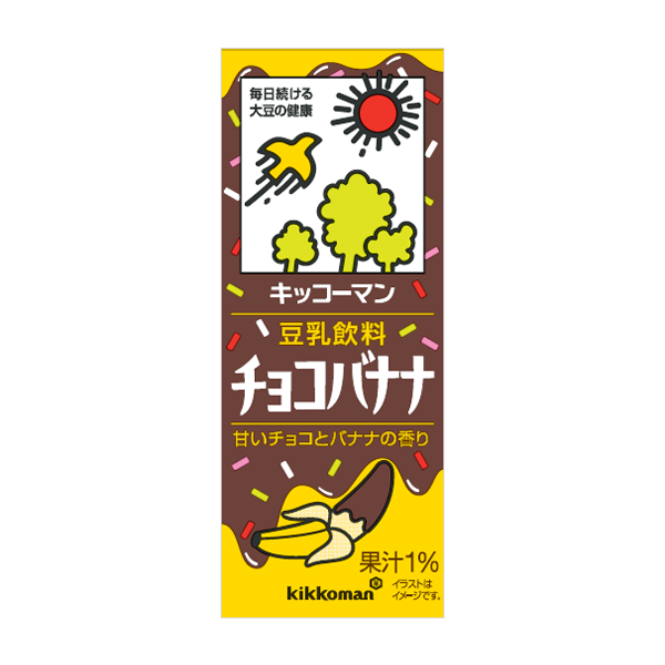 豆乳飲料 チョコバナナ 200ml×18本