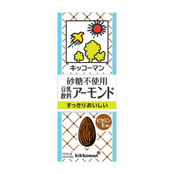 砂糖不使用 豆乳飲料 アーモンド　200ml×18本