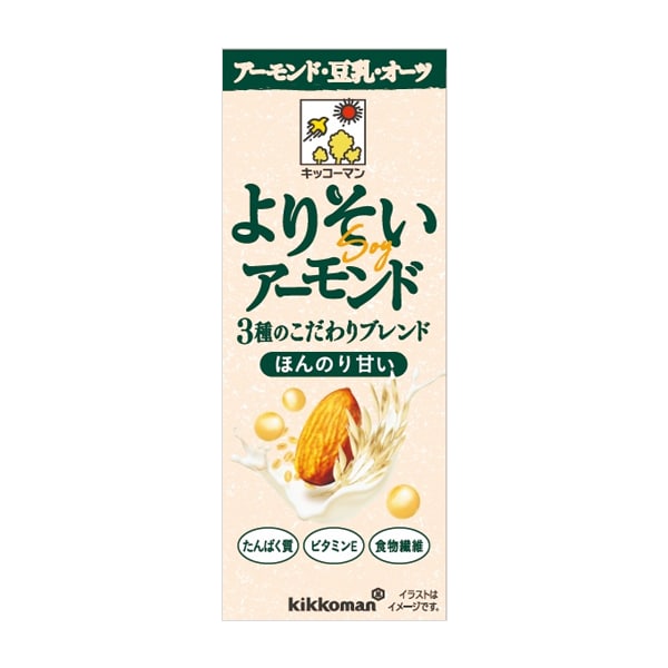 よりそいアーモンド　ほんのり甘い　200ml×18本