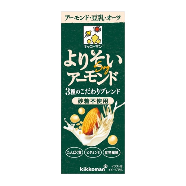 よりそいアーモンド　砂糖不使用　200ml×18本