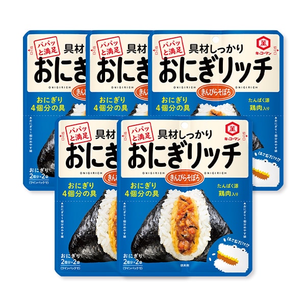 ⑥おにぎリッチきんぴらそぼろ　5袋