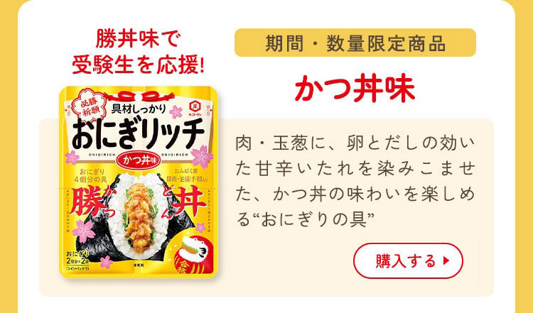 具材しっかり おにぎリッチ かつ丼味