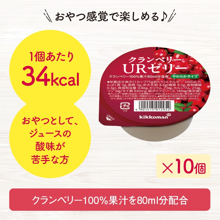 クランベリーURゼリー お試し10個入【14%オフ】