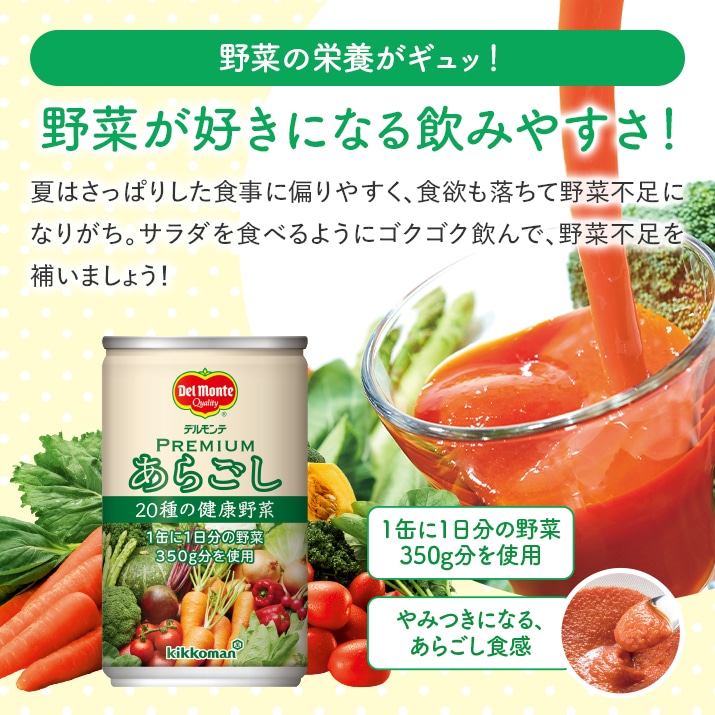 プレミアムあらごし20種の野菜 【23%オフ】