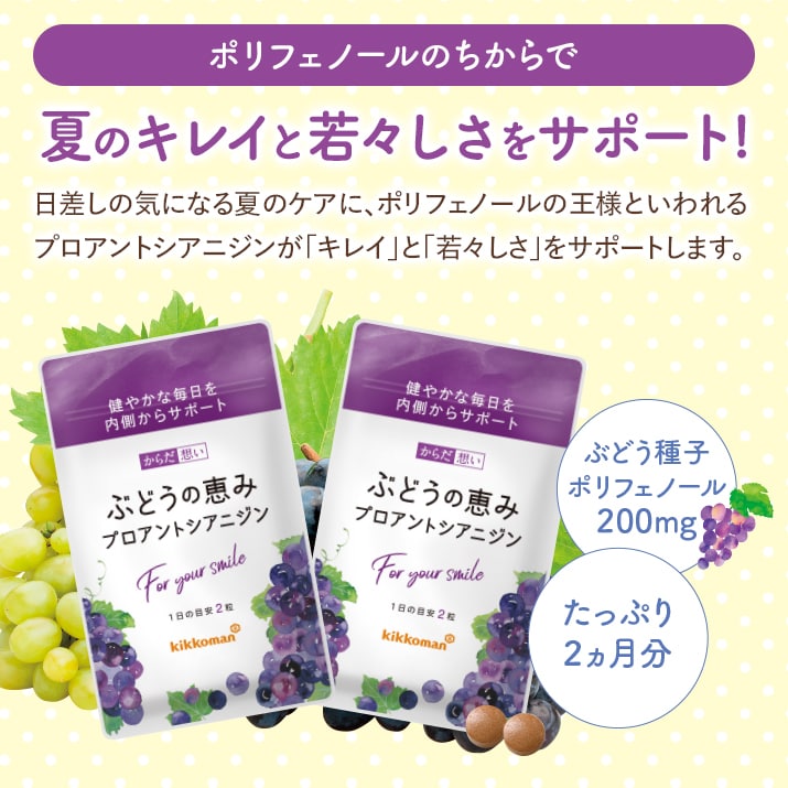ぶどうの恵み 2個