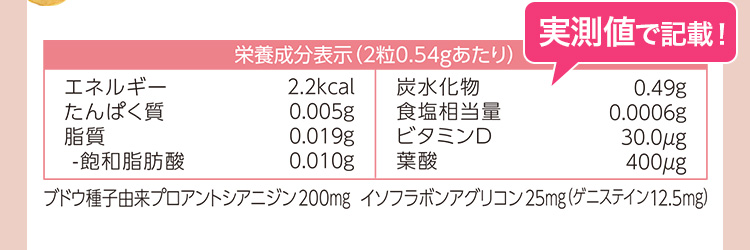 実測値で記載！