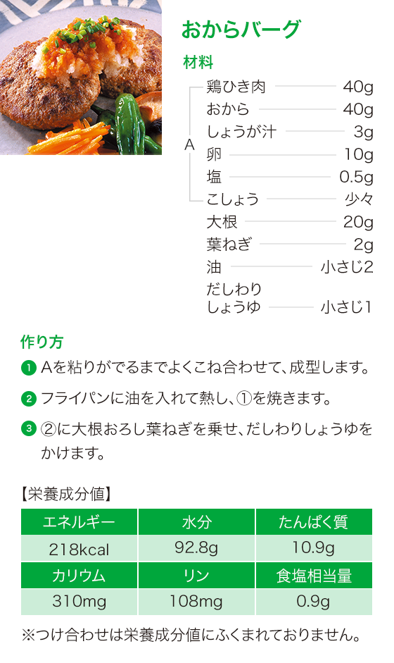 おからバーグ