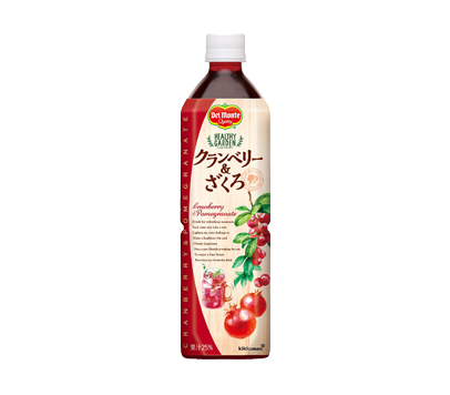 デルモンテ Healthy Garden クランベリー ざくろ 9g 6本 飲料 キッコーマンのオフィシャルオンラインショップ 健康こだわり便